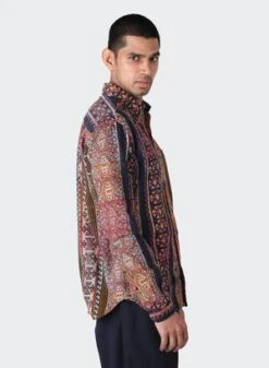 KardoRyan Long Sleeve Corduroy Shirt - Tapestry Block Print -Modern Pant Wear Shop Kardo Ryan Long Sleeve Corduroy Shirt BP102 Tapestry Block Print 20230927050852 1