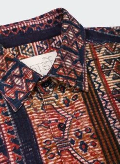 KardoRyan Long Sleeve Corduroy Shirt - Tapestry Block Print -Modern Pant Wear Shop Kardo Ryan Long Sleeve Corduroy Shirt BP102 Tapestry Block Print 20230927050855