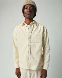 CorridorL/S Corduroy Shirt - White -Modern Pant Wear Shop L S Corduroy 20231013003537 1