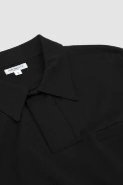 Lady White Co.LS Richmond Polo - Black -Modern Pant Wear Shop LS Richmond Polo Black 20231030175553
