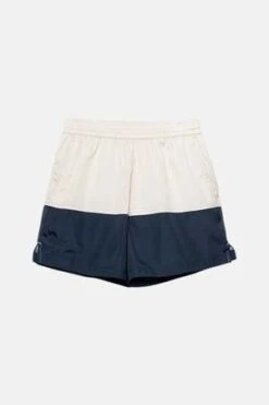 La PazMorais Swimshorts - Ecru/Dark Navy