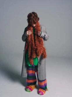 MarniPlush Scarf - Brown -Modern Pant Wear Shop Marni Plush Scarf Brown 20220822214537