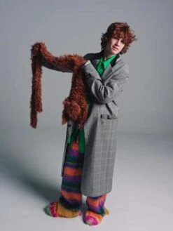 MarniPlush Scarf - Brown -Modern Pant Wear Shop Marni Plush Scarf Brown 20220822214538