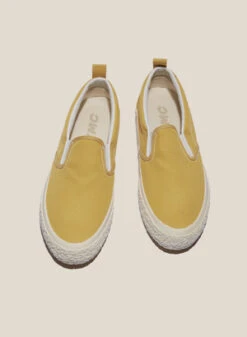 YMCMen's Slip On Canvas Sneakers - Yellow -Modern Pant Wear Shop Men s Slip On Canvas Trainers Yellow 20230608141830