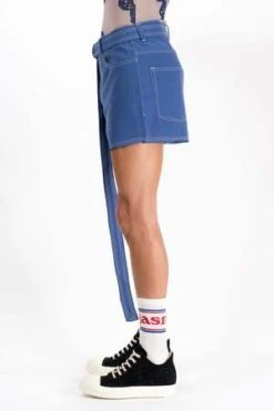 Dhruv KapoorMicro Shorts - Blue -Modern Pant Wear Shop Micro Shorts Blue 20230406213530