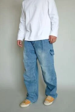 Modern Pant Wear Shop 19 Modern Pant Wear Shop -Modern Pant Wear Shop Mid Wash Cargo Denim Pants 20230717233729