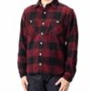 Momotaro JeansOriginal Triple Twill Herringbone Check Shirt - Red -Modern Pant Wear Shop Momotaro Original Triple Twill Herringbone Check Shirt Red 20230802225050