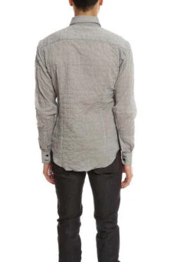 Naked & FamousCrinkle Horizontal Stripes Slim Shirt - Black -Modern Pant Wear Shop Naked Famous Crinkle Horizontal Stripes Slim Shirt 20220811113058 2