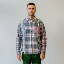 NeedlesFlannel Shirt Cuts Shirt - Multi