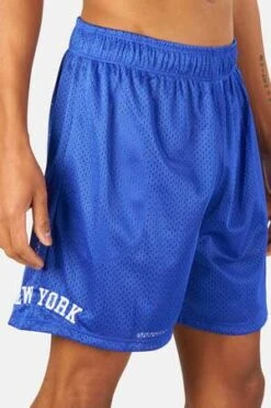 Blue&CreamNew York Mesh Shorts - Royal Blue/Red -Modern Pant Wear Shop New York Mesh Shorts Royal Blue Red 20220811114012 1