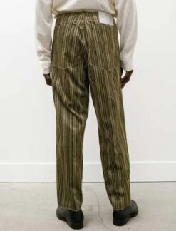 Camiel FortgensNormal Velvet Jeans - Multi Green Stripe -Modern Pant Wear Shop Normal Jeans Velvet Multi Green Stripe 20230412003857