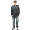 Human MadeOVERSIZED HENLEY NECK L/S T-SHIER - NAVY -Modern Pant Wear Shop OVERSIZED HENLEY NECK L S T SHIER NAVY 20230929005309