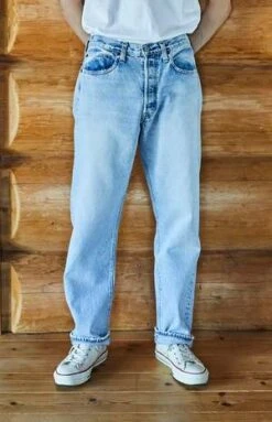 Orslow105 90's Standard Fit Denim - Sky Blue -Modern Pant Wear Shop Orslow 105 90 s Standard Fit Denim Sky Blue 20230614225146