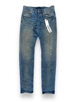 PURPLEP001 P001 Back Pocket Blowout - Light Indigo