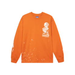 MARKETMarket Plan Check Longsleeve T-shirt - Safety Orange