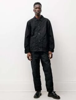 James CowardPierre Double Typewriter Cloth Pants - Black