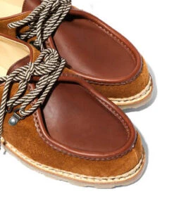 Parabootx Engineered Garments Boots - Michael/Marche Marron Lisse Marron/Velours Whisky -Modern Pant Wear Shop Paraboot x Engineered Garments Boots Michael Marche Marron Lisse Marron Velours Whisky 20221124003818 1