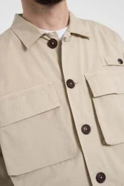 Universal WorksPhotographers Overshirt Paper Touch Cotton - Stone -Modern Pant Wear Shop Photographers Overshirt Paper Touch Cotton Stone 20230422031134 2