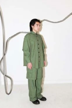 KkCoPierced Double Button Down - Fern -Modern Pant Wear Shop Pierced Double Button Down in Fern 20231009221700 2