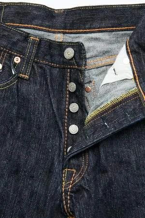 Pure Blue Japan17.5oz EX Slub Denim Relaxed Tapered Woven Jeans - Wash Indigo 6 Pure Blue Japan17.5oz EX Slub Denim Relaxed Tapered Woven Jeans - Wash Indigo - Image 4