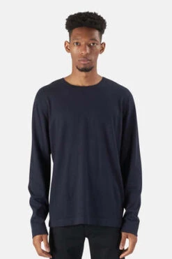 Blue&CreamReade Long Sleeve Tee - Navy