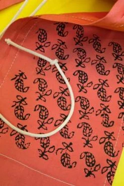 Camiel FortgensSilk Blockprint Shawl - Red -Modern Pant Wear Shop Red Silk Blockprint Shawl 20230329021016 2