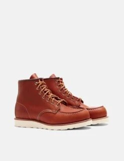 Red Wing ShoesHeritage Work 6" Moc Toe Boots - Tan