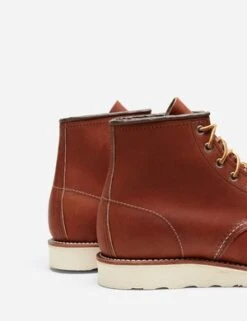 Red Wing ShoesHeritage Work 6" Moc Toe Boots - Tan -Modern Pant Wear Shop Red Wing Heritage Work 6 Moc Toe Boots Tan 20200504100825 1