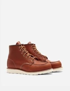 Red Wing ShoesHeritage Work 6" Moc Toe Boots - Tan -Modern Pant Wear Shop Red Wing Heritage Work 6 Moc Toe Boots Tan 20200504100827