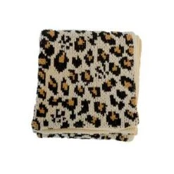 RototoRoToTo Reversible Chunky Muffler - Leopard/Ivory