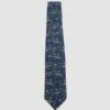 DRAKE'SRowing Print Silk Tie - Blue -Modern Pant Wear Shop Rowing Print Silk Tie Blue 20230929113821