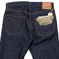 Sugar Cane14.25oz Selvedge Denim Slim Tapered - Indigo -Modern Pant Wear Shop SC42021 14 25oz Selvedge Denim Slim Tapered Indigo 20230607074259