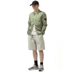 U.SAGEShrunk Nylon Shorts - Silver -Modern Pant Wear Shop SHRUNK NYLON SHORTS SILVER 20230610024623 2