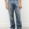 AuraleeSelvedge Faded Light Denim Pants - Indigo -Modern Pant Wear Shop Selvedge Faded Light Denim Pants Indigo 20231026011516
