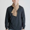 Andersen-AndersenShort Scarf - Camel -Modern Pant Wear Shop Short Scarf Camel 20231031105120