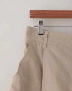 ColboSingle Pleat Shorts Cotton Paper -Modern Pant Wear Shop Single Pleat Shorts Cotton Paper 20230707013842 3
