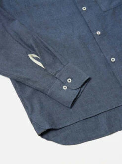 Universal WorksSquare Pocket Brushed Twill Shirt - Blue -Modern Pant Wear Shop Square Pocket Brushed Twill Shirt Blue 20230921001718 1