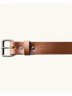 Tanner GoodsStandard Belt - Cognac/Black Hardware -Modern Pant Wear Shop Standard Belt Cognac Black Hardware 20190522185656 1