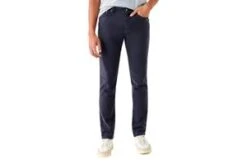 Faherty BrandStretch Terry 5-Pocket Denim - Navy -Modern Pant Wear Shop Stretch Terry 5 Pocket Navy 20221021211907 2
