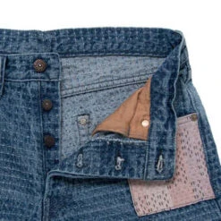 Studio D'ArtisanD1855U Sashiko Boro Denim - Black -Modern Pant Wear Shop Studio D Artisan D1855U Sashiko Boro Denim U Black 20230908180450 4