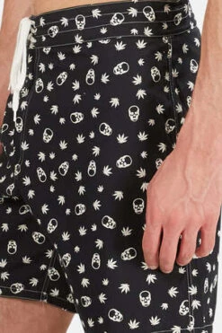 Lucien Pellat-FinetSurfer Short - Black/White -Modern Pant Wear Shop Surfer Short Black White 20220811153812 1