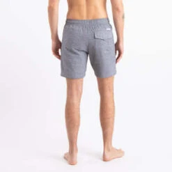 Banks JournalTallows Elastic Boardshort - Washed Grey -Modern Pant Wear Shop Tallows Elastic Boardshort in Washed Grey 20220306221905 2