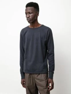 LemaireTerry L/S T-Shirt - Indigo -Modern Pant Wear Shop Terry L S T Shirt Indigo 20210819123246 1