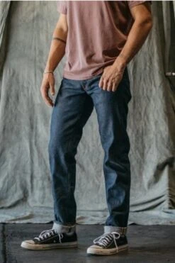 Hiroshi KatoThe Pen Slim 12.5OZ Nat Slub - Indigo Raw