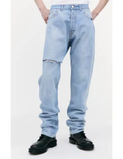 VTMNTSRipped Jeans -Modern Pant Wear Shop VTMNTS Blue ripped jeans 20230804211112 3