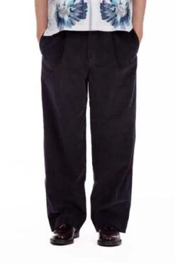 FOUR HORSEMENWide Corduroy Trouser - Navy