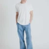 Uniform BridgeWide One Tuck Denim Pants - Light Indigo -Modern Pant Wear Shop Wide One Tuck Denim Pants Light Indigo 20221026025932