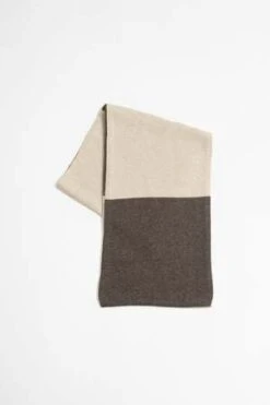 Universal WorksWool Cashmere Stripe Scarf - Stone/Grey -Modern Pant Wear Shop Wool Cashmere Stripe Scarf Stone Grey 20220824102110 2