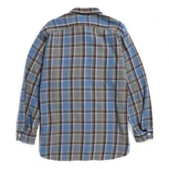 Engineered GarmentsCotton Heavy Twill Work Shirt - Blue Plaid -Modern Pant Wear Shop Work Shirt Blue Cotton Heavy Twill Plaid 20230924174009