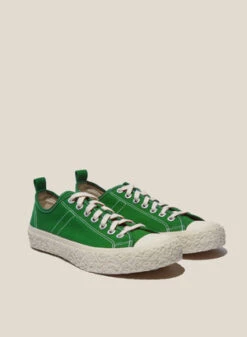 YMCWomen's Lace Up Canvas Sneakers - Green -Modern Pant Wear Shop YMC Women s Lace Up Canvas Sneakers Green 20230922185655